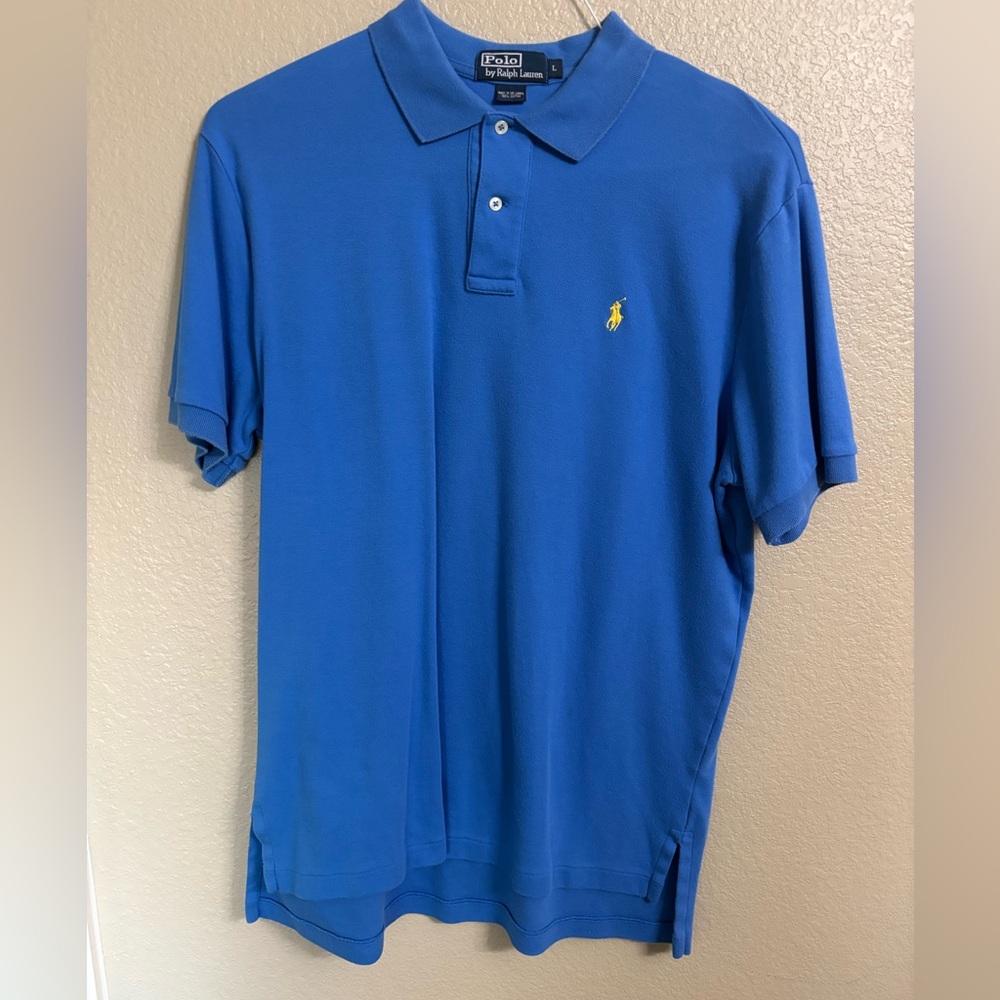 Ralph Lauren Men's Polo Shirt in Vibrant Blue